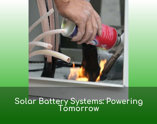 Solar Battery Systems: Powering Tomorrow
